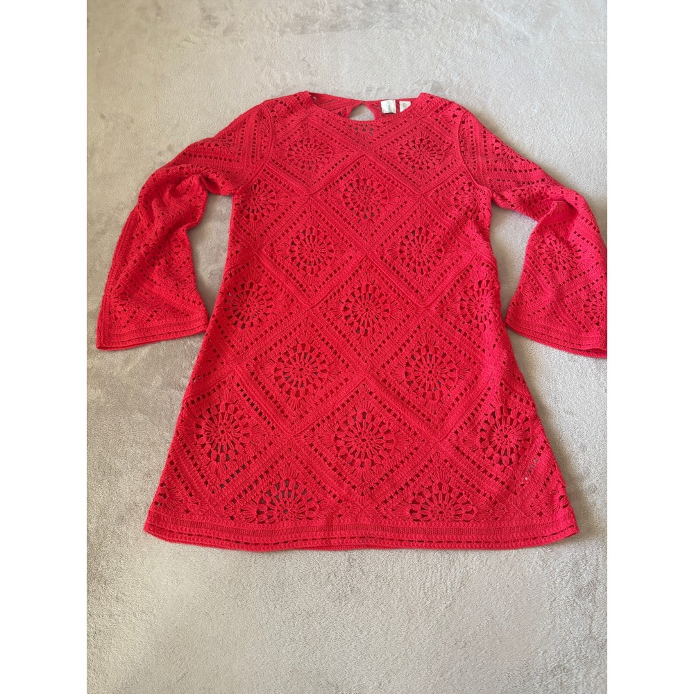 Joie Red Long Sleeve Dress